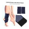 FOMIYES 2pcs Adjustable Breathable Ankle Protector for Sports Sprain Support Wrap for Basketball Running and Walking Reduces Pain and Stability view 4