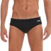 JOCKMAIL Mens Swim Briefs Underwear Rise Quick Dry Mens Beach Briefs Low (US, Alpha, Medium, Regular, Regular, Black) view 4