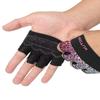 KUTOOK Weight Lifting Workout Gloves for Men/Women, XRD Padded Grip Gym Gloves, Breathable Partial Gloves for Calluses, Weightlifting Gloves for Exercise, Kettlebell, Pull-Ups Rose Red Blue Medium view 2