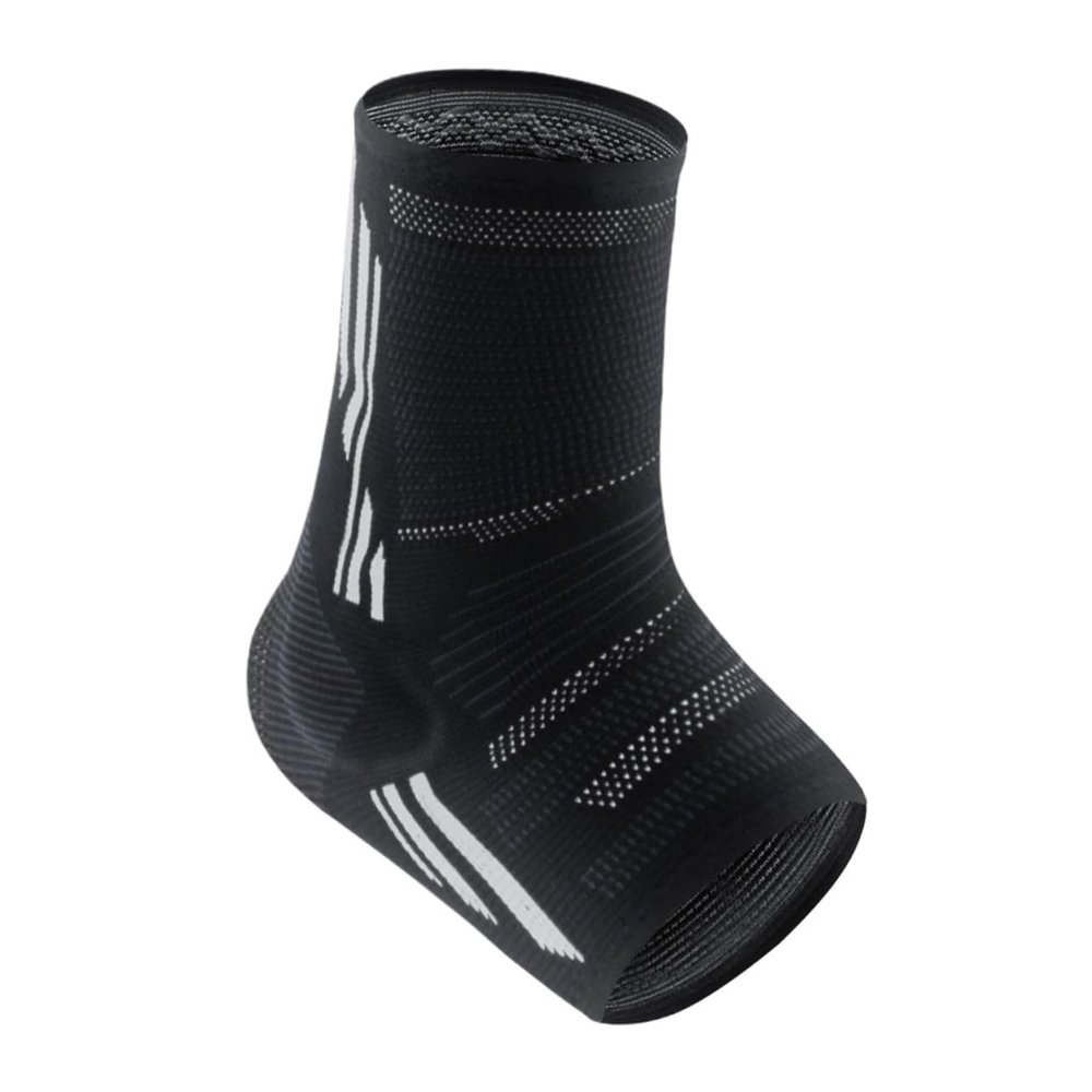 FOMIYES 1pc Silicone Plantar Socks Support for Running for Sprained Injury Achilles Support Braces for Men Pads Bracket Sports Fitness, 24x12cm, Black