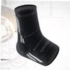 FOMIYES 1pc Silicone Plantar Socks Support for Running for Sprained Injury Achilles Support Braces for Men Pads Bracket Sports Fitness, 24x12cm, Black view 4