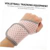 FOMIYES 1pair Wrist Support Braces for Women for Volleyball and Sports Provides Compression and Stability for Carpal Tunnel Relief Pink view 4