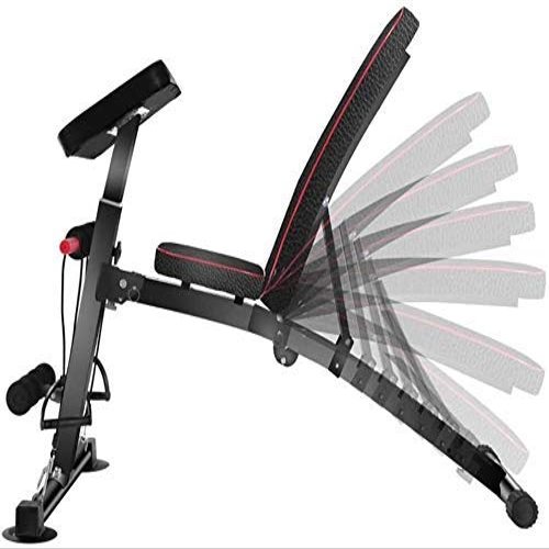 Weight Bench Adjustable Workout Bench Multi-function Home Abdominal Board Fitness Equipment for Abdomen Sports Chair Sit-up Board Dumbbell Bench bench press seat
