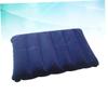 Amosfun 1pc Portable PVC Flocking Inflatable Pillow for Outdoor Travel Camping Neck Support Ergonomic Design for Driving and Journeys view 2