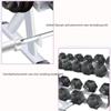 Fitness Dumbbell Rack Large 2 Tier Steel Dumbbell Stand Stable Dumbbell Rack Exercise Dumbbell Holder Home Commercial Fitness Equipment Dumbbell Holder view 3