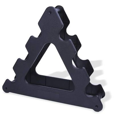 GeRRiT 3-Tier Dumbbell Storage Rack Stand, Small Dumbbell Weight Storage Rack Dumbbell Floor Bracket For Home Daily Workout