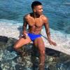 JOCKMAIL Mens Swim Briefs Underwear Rise Quick Dry Mens Beach Briefs Low (US, Alpha, X-Large, Regular, Regular, Blue) view 2