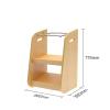 GeRRiT Dumbbell Rack Weight Rack, Multi-layer Wooden Dumbbell Rack Bold Metal Frame Compact And Sturdy Home Fitness Sports Dumbbell Rack view 3