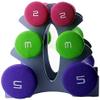 Barbell A-Frame Dumbbell Storage Rack -Dumbbell Weight Rack Arm 3-layer Dumbbell Tree Rack-Home Fitness Equipment- Dumbbell Display Storage view 2