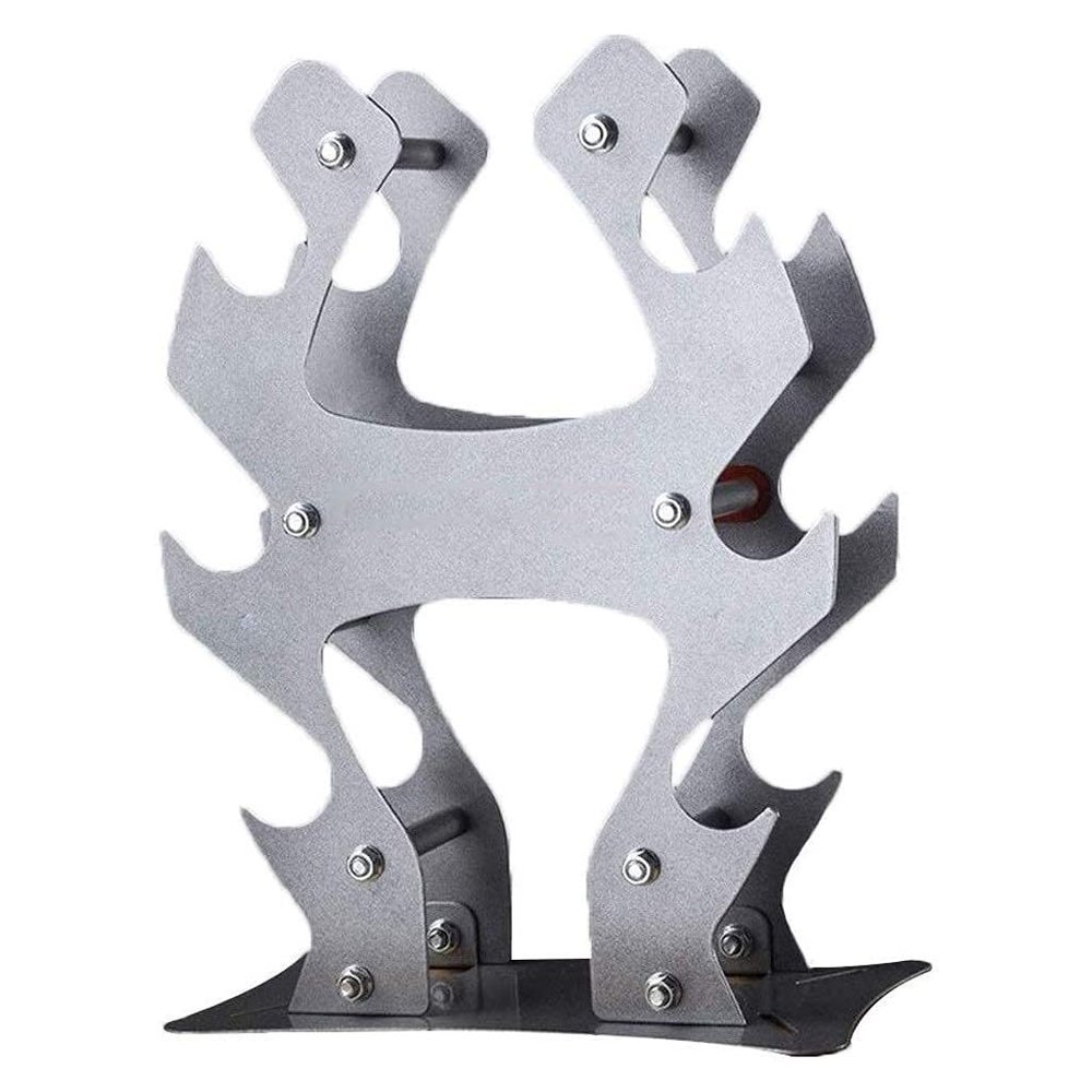 Barbell A-Frame Dumbbell Tree Rack -Dumbbell Arm 3-layer Dumbbell Storage Rack -Home Fitness Equipment- Dumbbell Display Storage Weight Rack