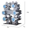 Barbell A-Frame Dumbbell Tree Rack -Dumbbell Arm 3-layer Dumbbell Storage Rack -Home Fitness Equipment- Dumbbell Display Storage Weight Rack view 3
