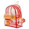 Loungefly Kansas City Chiefs Clear Mini Backpack, red/yellow view 2