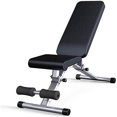 Home Adjustable Weight Bench Workout Bench Adjustable Weight Bench Home Multi-Function Dumbbell Bench Fitness Chair Barbell Flat Bench Press Bed sit-up Board Sports Health