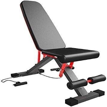 GeRRiT Weight Bench Adjustable Dumbbell Bench Multi Purpose Exercise Utility Bench/Fitness Benches/Sit-Up Board/Sit Up Bench for Whole Body Exercise