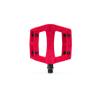 Eclat Contra Platform Pedals, Body: Nylon, Spindle: Cr-Mo, 9/16'', Red, Pair view 1