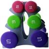Barbell A-Frame Dumbbell Storage Rack -Dumbbell Weight Rack Arm 3-layer Dumbbell Tree Rack-Home Fitness Equipment- Dumbbell Display Storage view 2