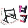Fitness Dumbbell Rack 2 Tier Dumbbell Rack Only, Heavy Duty Steel Dumbbell Stand Quick Assembly For Home Weight Rack For Dumbbells Dumbbell Holder view 2
