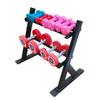 Fitness Dumbbell Rack 2 Tier Dumbbell Rack Only, Heavy Duty Steel Dumbbell Stand Quick Assembly For Home Weight Rack For Dumbbells Dumbbell Holder view 3