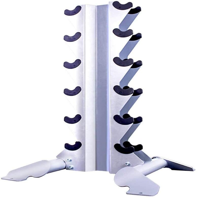 GeRRiT 6 Tier Dumbbell Rack, Dumbbell Storage Rack Dumbbell Squat Rack Dumbbell Shelf Household 6 Pair Dumbbell Storage Bracket Dumbbell Display Rack Fitness Equipment