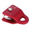 Outdoor Metal Carabiner with Downhill Side Swing Pulley, for Rock Climbing and Mountaineering Activities (Red) view 2