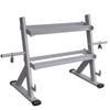 Fitness Dumbbell Rack 2 Tier Metal Steel Home Workout Dumbbell Weight Rack Storage Stand Barbell Rack Multifunctional Weight Rack For Dumbbells Dumbbell Holder view 1