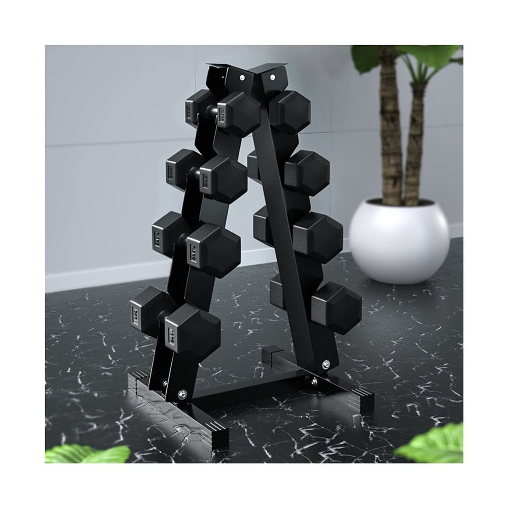 Dumbbell Rack Weight Rack Solid steel 4 Tier Dumbbell Tree Stand Dumbbell weight tower Light Dumbbell Rack for Home Workout, dumbell rack only