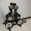 Dumbbell Rack Weight Rack Solid steel 4 Tier Dumbbell Tree Stand Dumbbell weight tower Light Dumbbell Rack for Home Workout, dumbell rack only view 4