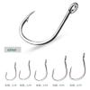Cuoyuqie Pack of 30 Stainless Steel Circle Hooks Strong Big Game Hooks Shark & Swordfish &Tuna Hook (1/0 30pcs) view 4