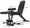 Folding Dumbbell Stool for Home Training Weight Lifting,Adjustable Foldable Weight Bench Weight Lifting Ab Bench Leg Extension,Leg Curl Multi Use Exercise Workout Bench view 3
