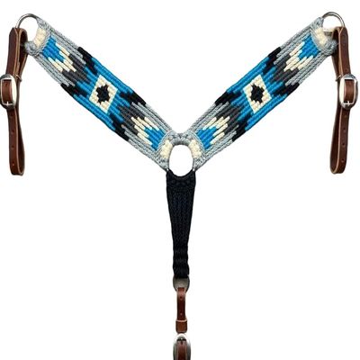 Cheval's International Wool Mohair Breast Collars: Premium Quality Horse Riding Equipment and Stylish Collar Accessories (Multi3_Pony)