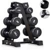 3-Tier Dumbbell Storage Rack Stand Portable -Barbell A-Frame Dumbbell Storage Rack -Dumbbell Weight Rack Arm 3-layer Dumbbell Tree Rack-Home Fitness Equipment- Dumbbell Display Storage view 2