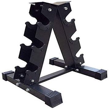 Weights Set For Home Gym-Barbell A-Frame Dumbbell Storage Rack -Dumbbell Weight Rack Arm 3-layer Dumbbell Tree Rack-Home Fitness Equipment- Dumbbell Display Storage