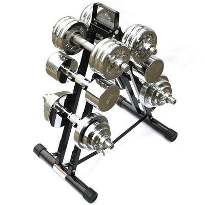 Dumbbell Weight Rack Solid Steel Dumbbell Storage Stand Holder, 4 Tier A Frame Weight Dumbbell Storage Racks for Home Exercise