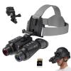 SUZLAZYR NV8300 Night Vision Goggles Head Mounted, 3D Visual/4K Night Vision Binoculars for Adults, 8X Digital Zoom, 7-Level Infrared Night Vision Goggles for Helmet view 1
