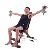 GeRRiT Sit-ups Workout Bench, Adjustable Dumbbell Bench, Weight Bench, Compact Flat Board Preacher Curl for Abdomen Crunch Exercise Bench, Multifunction Ab Workout Equipment With Fitness Rope, Black view 4