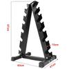 Dumbbell Rack 6 Tier A-Frame Weight Rack for Dumbbells, 200kg Weight Capacity Dumbbell Stand Dumbbell Holder for Dumbbells Storage view 2