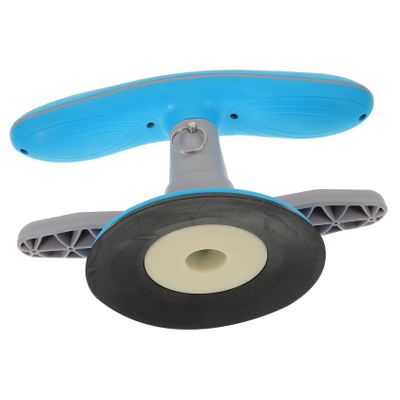 Kisangel Creative Sit-up Assist Device for Women Sucked Type Abdominal Trainer Durable Exercise Bar for Leg Muscle Training Comfortable Home Fitness Equipment Blue