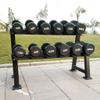 GeRRiT Dumbbell Racks Dumbbell Rack Fitness Home Vertical Dumbbell Rack One-piece Pure Steel Double-layer Steel Frame Strong And Stable view 2