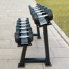 GeRRiT Dumbbell Racks Dumbbell Rack Fitness Home Vertical Dumbbell Rack One-piece Pure Steel Double-layer Steel Frame Strong And Stable view 3