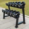 GeRRiT Dumbbell Racks Dumbbell Rack Fitness Home Vertical Dumbbell Rack One-piece Pure Steel Double-layer Steel Frame Strong And Stable view 4
