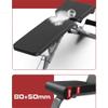 GeRRiT Adjustable Sit Up Bench Dumbbell Bench Fitness Equipment Home Abdominal Board Multifunctional Folding Chair Black Weight Bench Folding Fitness Bench view 3
