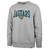 47 Men's Gray Jacksonville Jaguars Varsity Block Headline Pullover Sweatshirt view 2