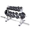 2 Tier Dumbbell Rack, Weight Plates Storage and Horizontal Barbell Bar Rack, All in One Dumbbell Rack, Weight Rack for Dumbbells view 3