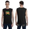 COIEN Jamaica Flag Jamaican Map5 Tank Top Men's Performance Vest Casual Sleeveless Exercise T-Shirts for Fitness Training Workout Running, 3X-Large, Black view 3