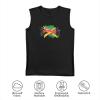 COIEN Jamaica Flag Jamaican Map5 Tank Top Men's Performance Vest Casual Sleeveless Exercise T-Shirts for Fitness Training Workout Running, 3X-Large, Black view 4