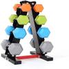 GeRRiT Barbell A-Frame Dumbbell Rack -Dumbbell Arm 4-layer Dumbbell Storage Rack -Home Fitness Equipment- Dumbbell Display Storage Weight Tree Rack view 2