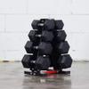 GeRRiT Barbell A-Frame Dumbbell Rack -Dumbbell Arm 4-layer Dumbbell Storage Rack -Home Fitness Equipment- Dumbbell Display Storage Weight Tree Rack view 3