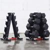 GeRRiT Barbell A-Frame Dumbbell Rack -Dumbbell Arm 4-layer Dumbbell Storage Rack -Home Fitness Equipment- Dumbbell Display Storage Weight Tree Rack view 4