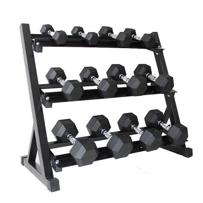 Dumbbell Rack Weight Rack, 3-Tier Vertical Dumbbell Rack Dumbbell Storage Rack Multi-function Locker Suitable For Home Weight Workout Accessories