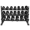 Dumbbell Rack Weight Rack, 3 Tier Steel Vertical Dumbbell Rack Weight Racks For Home Workout Does Not Include Dumbbells, 3 Sizes view 3